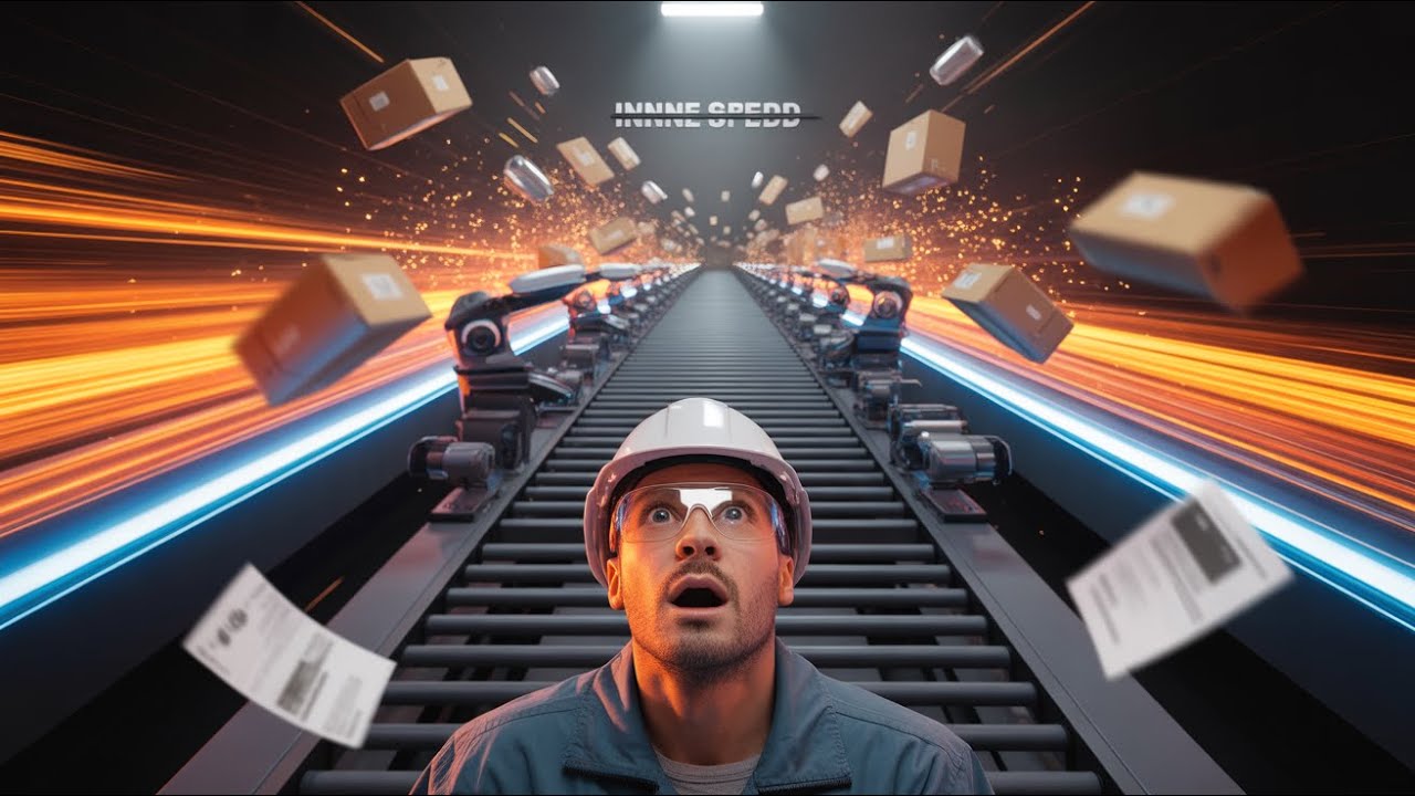 Insane High-Speed Sorting Conveyor in Action! ⚡