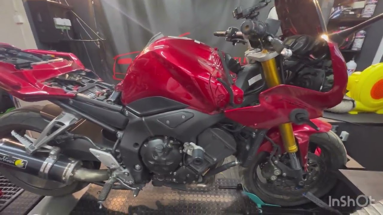 Yamaha Fazer FZ1 / 78kw to Full kw / dyno tuning / ribotuvo nuemimas