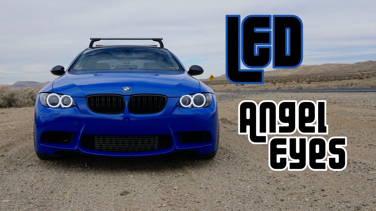 BMW 3 серии E92 Bavgruppe Круглые светодиодные ангельские глазки и новые линзы - 335i