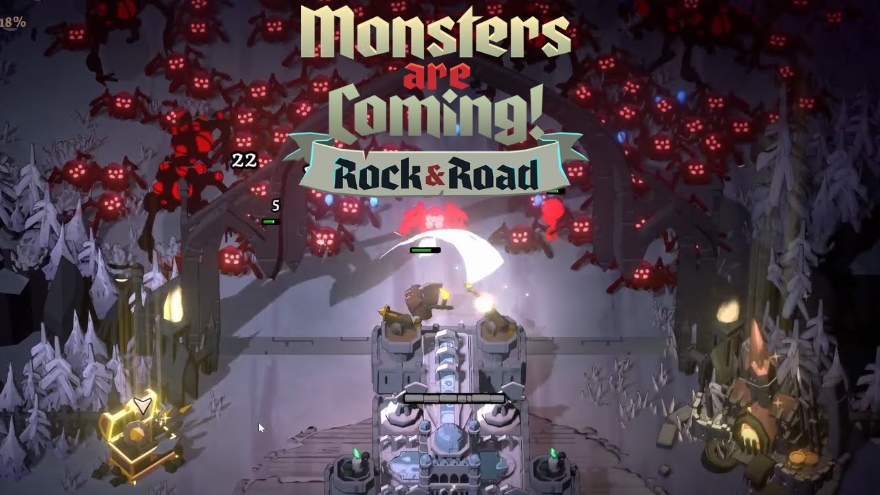 Mobile Fortress City Races To The Ark! | Let's Play Monsters Are Coming! Rock & Road