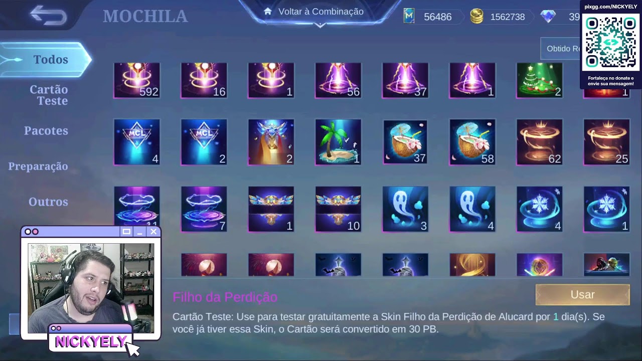 AO VIVO MOBILE LEGENDS BANG BANG (MLBB) - NICKYELY