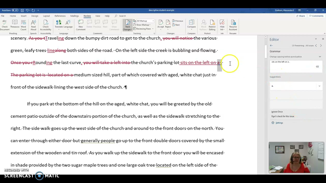 Using MS Word for Line Edits and Proofreading