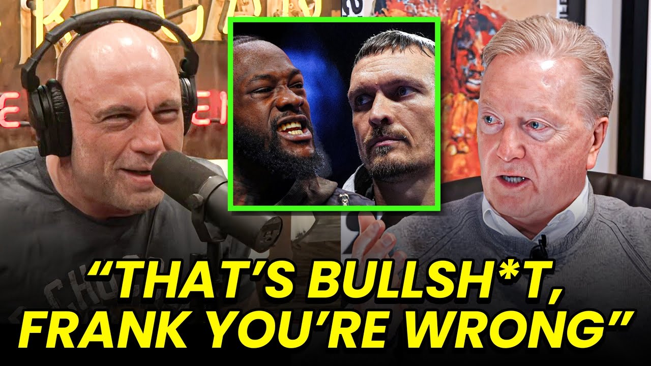 Joe Rogan and Frank Warren EXPLODE During Usyk vs Wilder Prediction