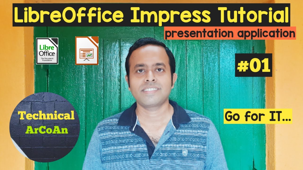 LibreOffice Impress (Part-1) | Impress Tutorial | Presentation Application | Beginner Tutorial