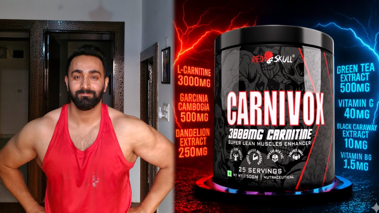 CARNIVOX: Strongest L Carnitine 3000MG | REDSKULL | Lose Fat and Preserve Muscle Loss