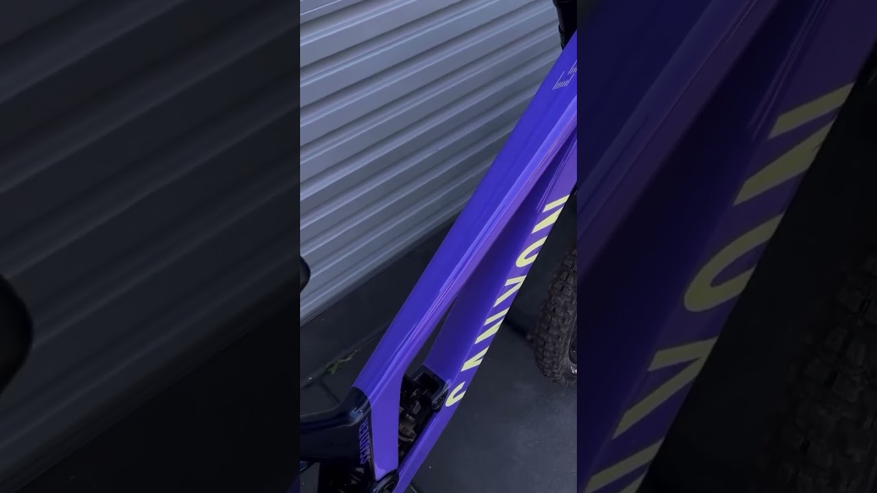 Canyon Sender CFR 💜😍 #mtb #freeride #downhill #mountainbike #canyonbikes #canyon