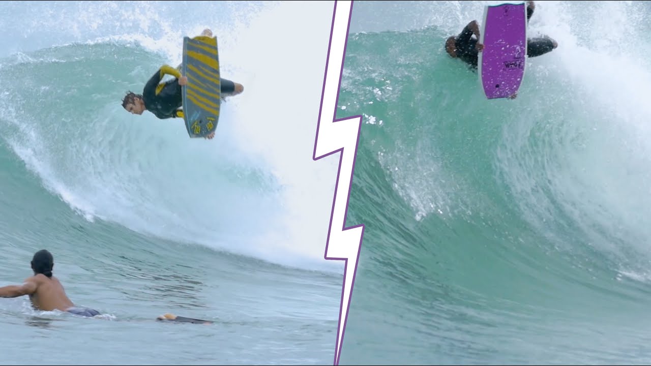 JEFF HUBBARD VS JACOB ROMERO AT THE HARBOUR // WHO DID IT BEST?  #bodyboarding