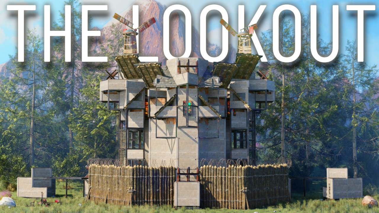 The LOOKOUT | The BEST Quad OPENCORE Base | RUST Base Design
