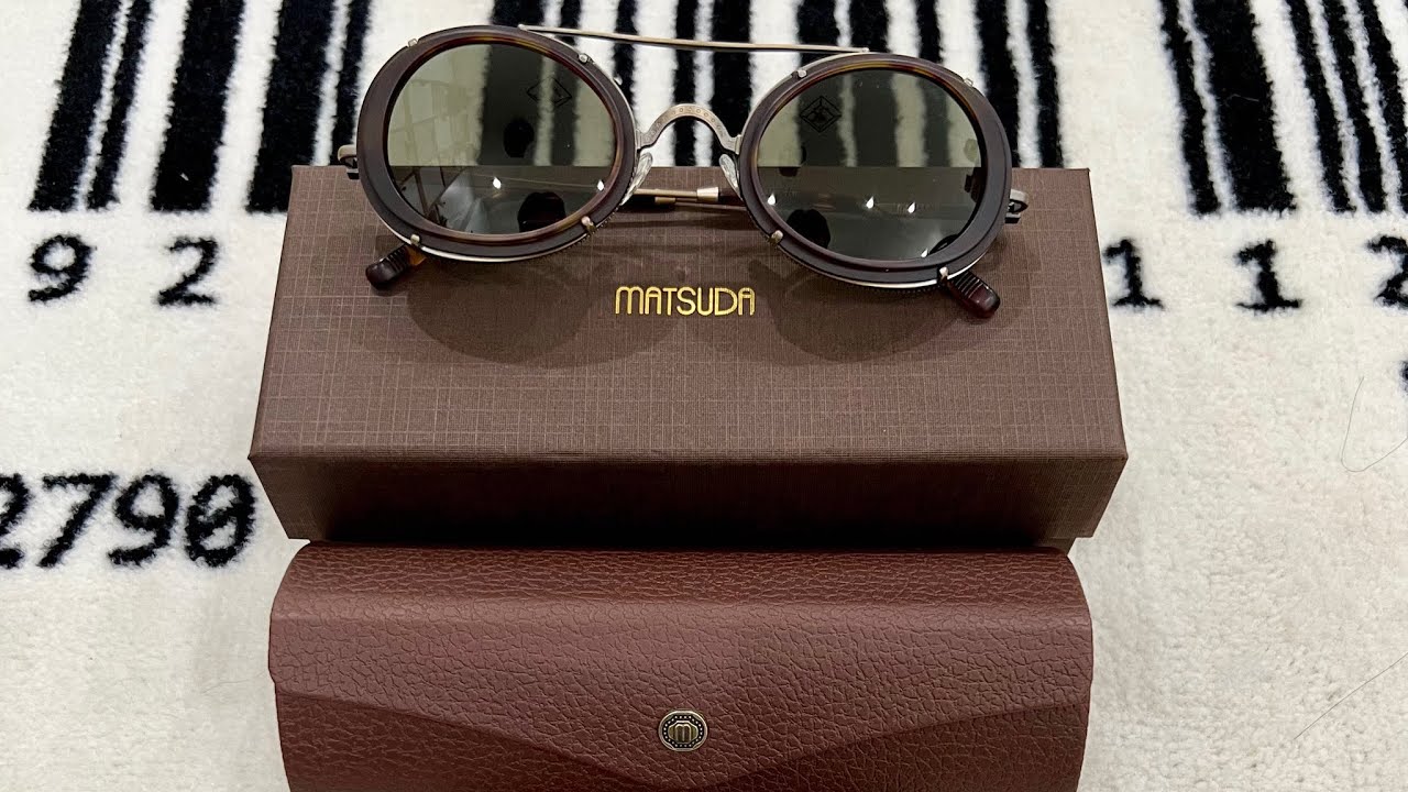 Unboxing The Infamous Matsuda 2871H Matte Brown Heritage Oval Round Sunglasses