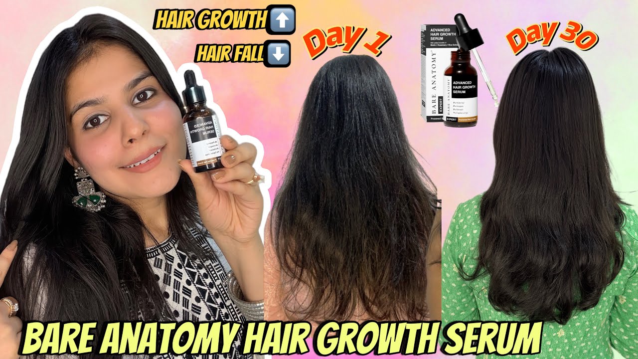 How I Went From Thin To Thick Hair  | Bare Anatomy Advanced Hair Growth Serum Review