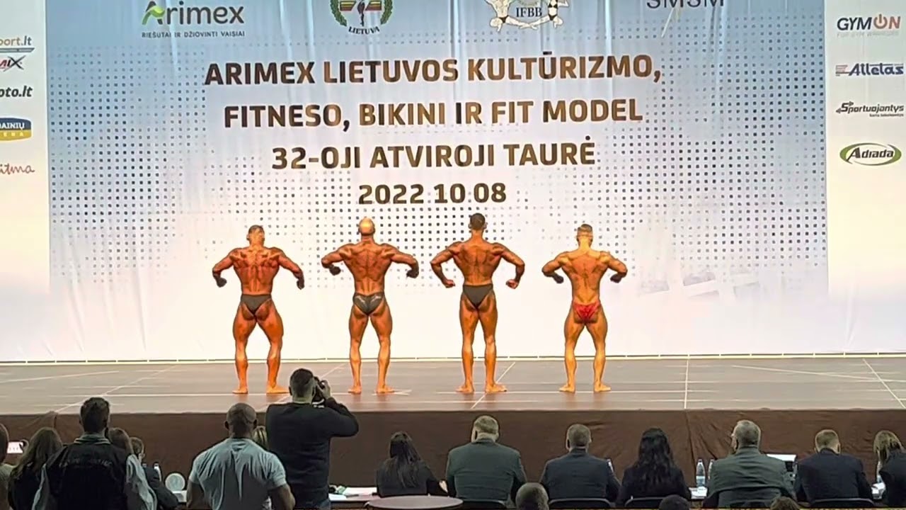Vyrų veteranų kultūrizmas | IFBB Lietuvos taurė 2022