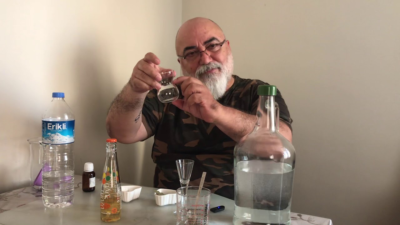 Etil Alkol ile Amat&ouml;rce evde Rakı yapımı
