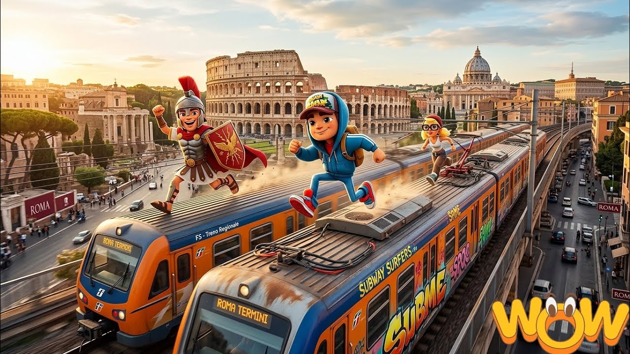 OFFICIAL GLADIATOREN IN ROM, ITALIEN  SUBWAY SURFER 2026