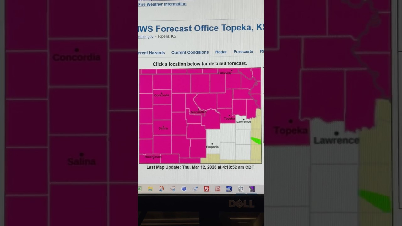 March 12, 2026: Fire danger report, 4:15 am
