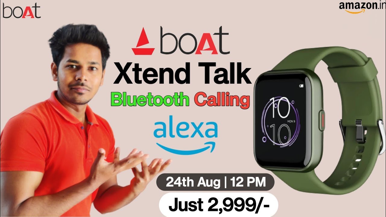 Boat Xtend Talk Smartwatch 🔥| 1.69HD Display ⚡| Confirm Specs ⚡| Launching Soon ⚡| boat xtend talk