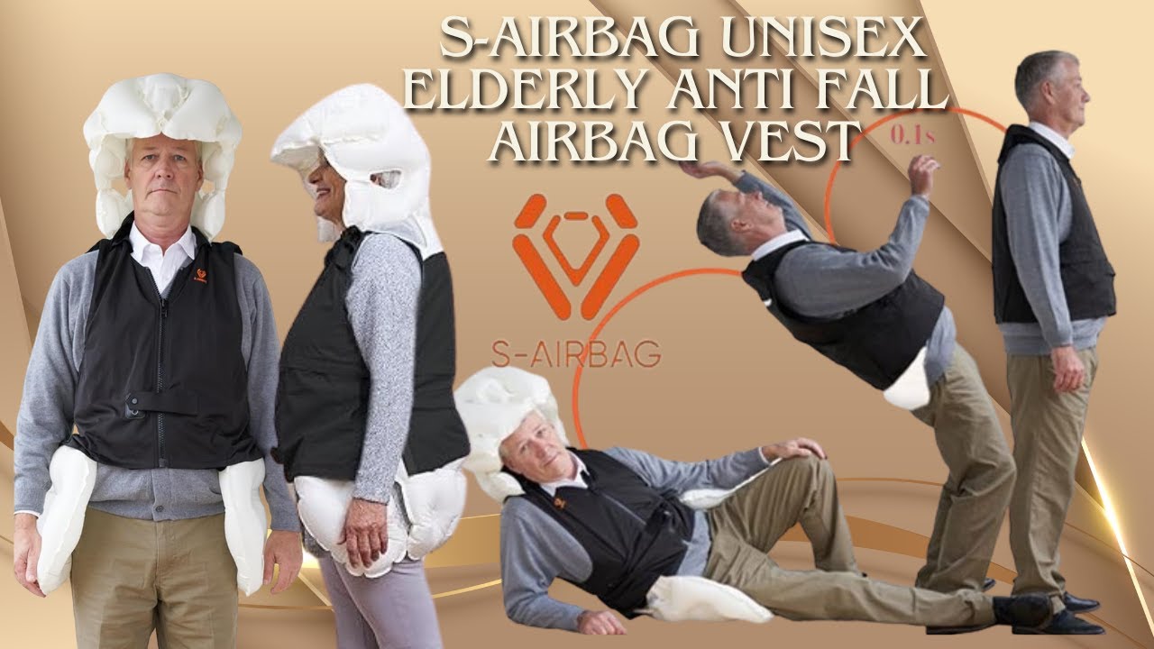 S AIRBAG Unisex Elderly Anti Fall Airbag Vest #seniorcare  #fallprotection   #injuryprevention