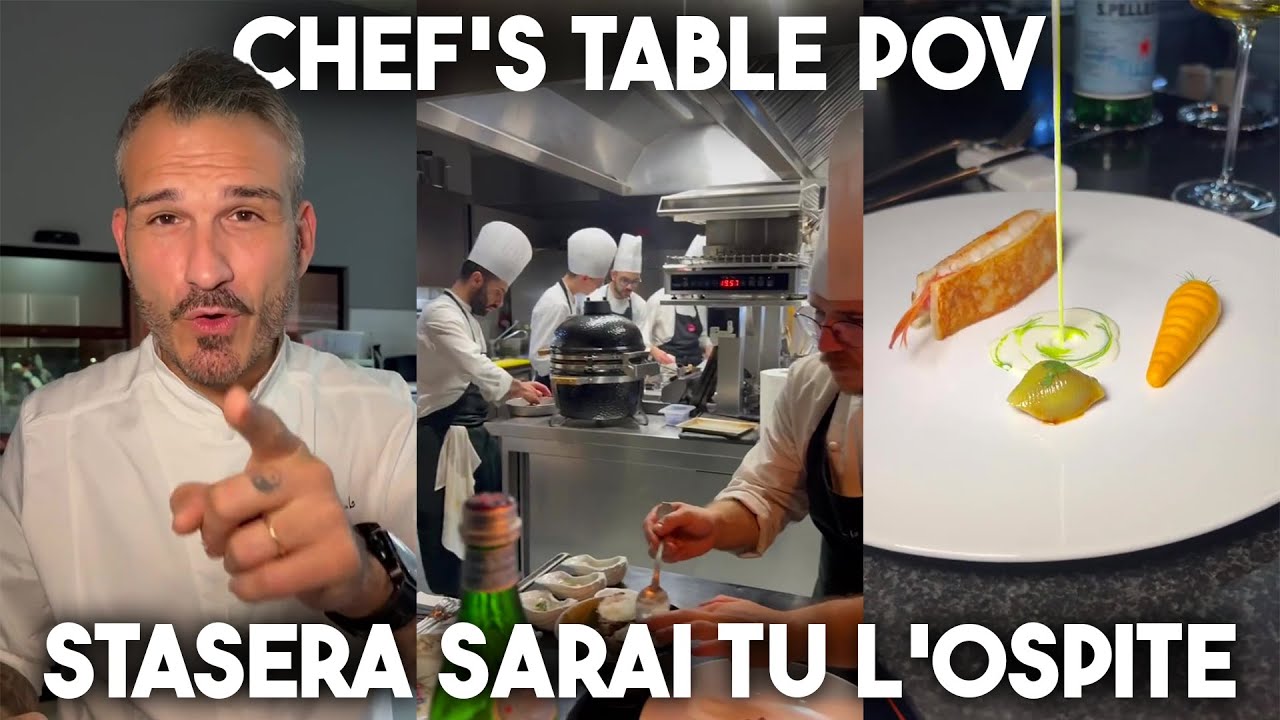 STASERA SARETE OSPITI ALLO CHEF'S TABLE