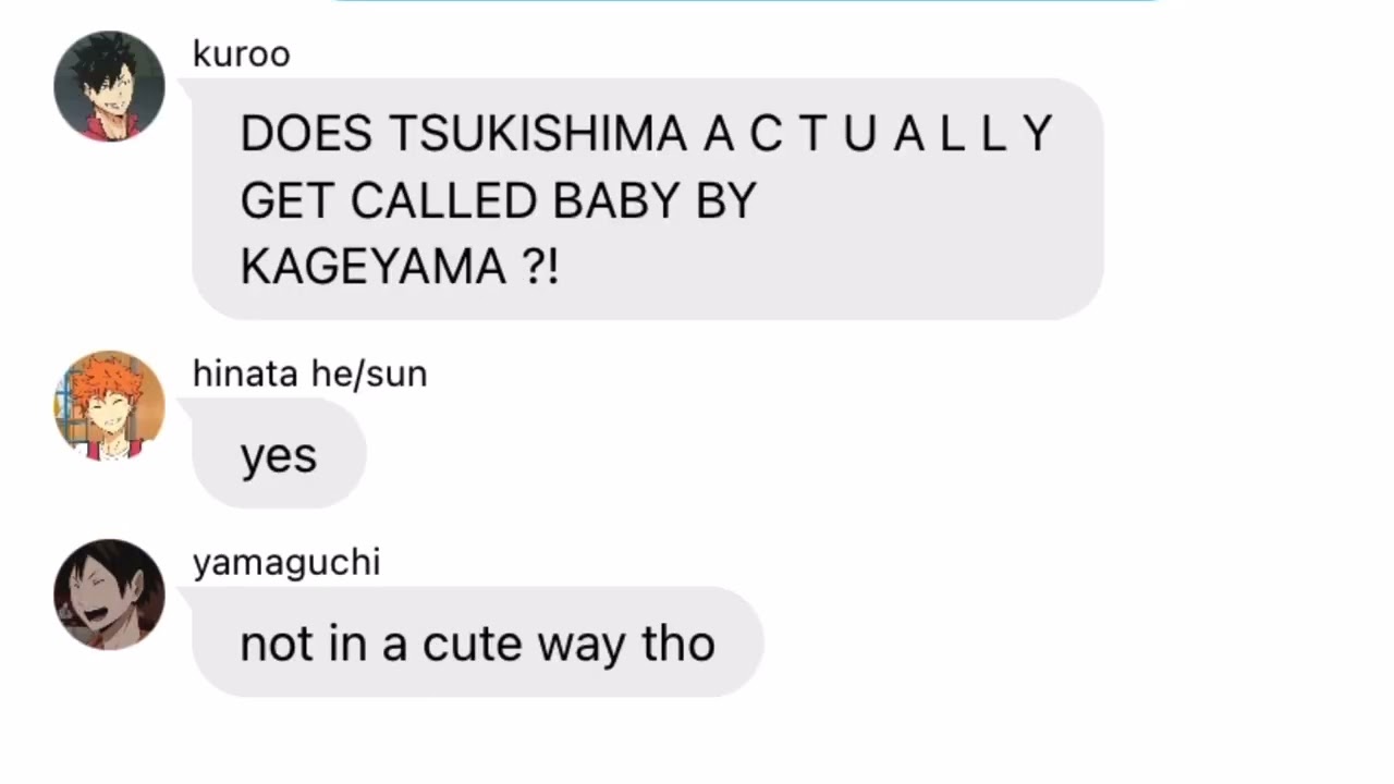 TsukiKage.. That’s It | TsukiYamaKageHina | king of my heart - taylor swift