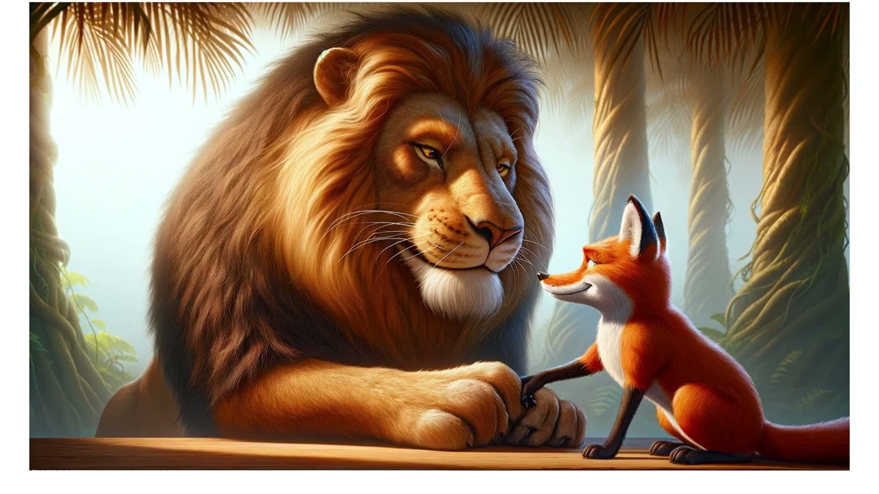 Lessons in Integrity: The Lion and the Fox- Moral Story for Kids 🦁🦊📚