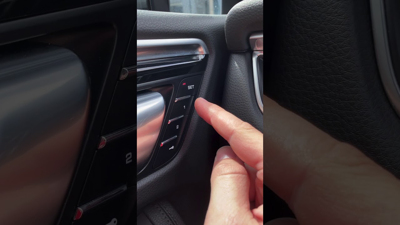 How to store settings in a Porsche