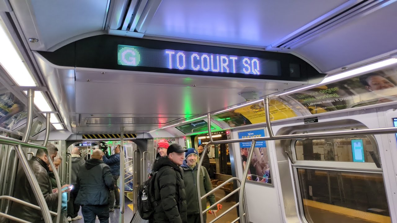 NYC Subway: R211T G Train First Ride Experience- From Church Avenue to Court Square (3/4/25)