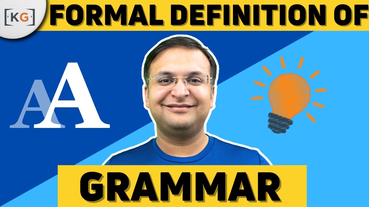 6.2 Formal definition of Grammar | Tuples of a grammar| Grammar language generator