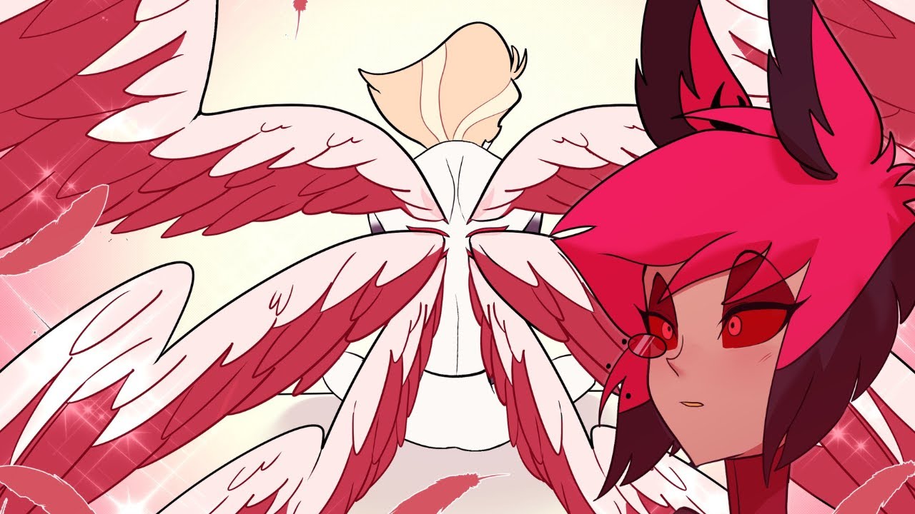 Alastor grooms lucifers wings? -  Hazbin Hotel comic dub