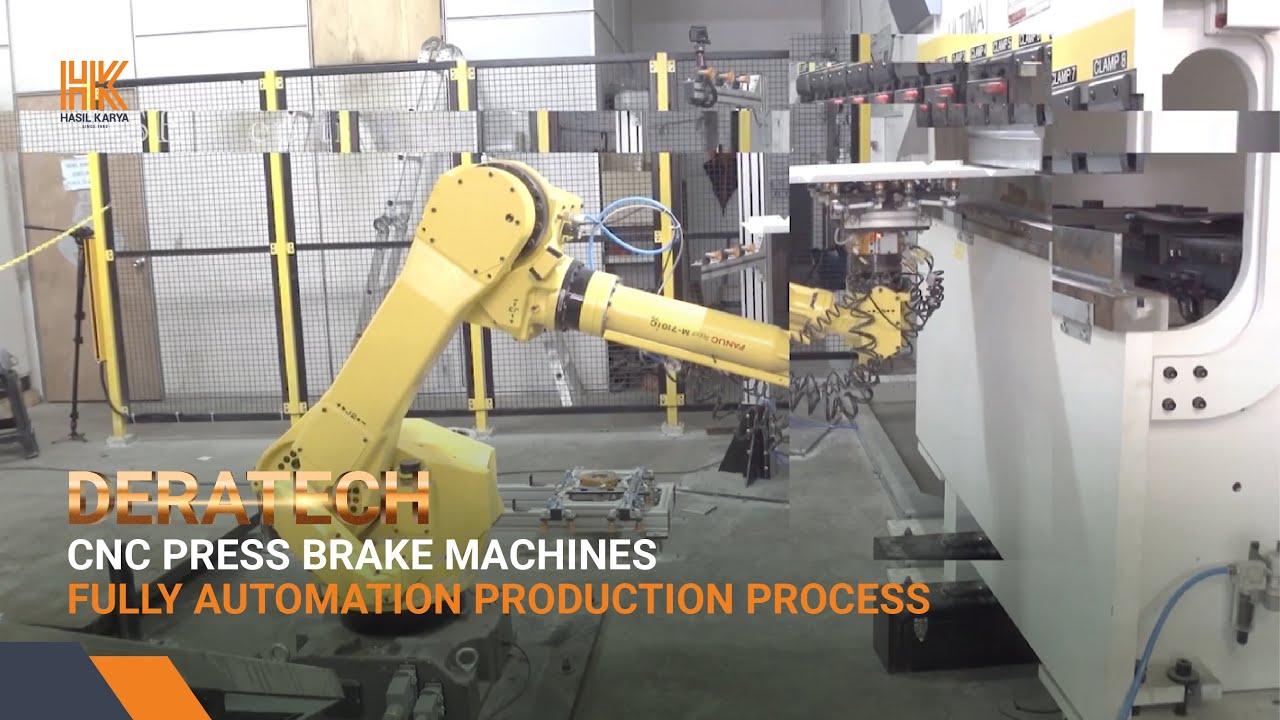 Deratech CNC Press Brake Machines Fully Automation Production Process