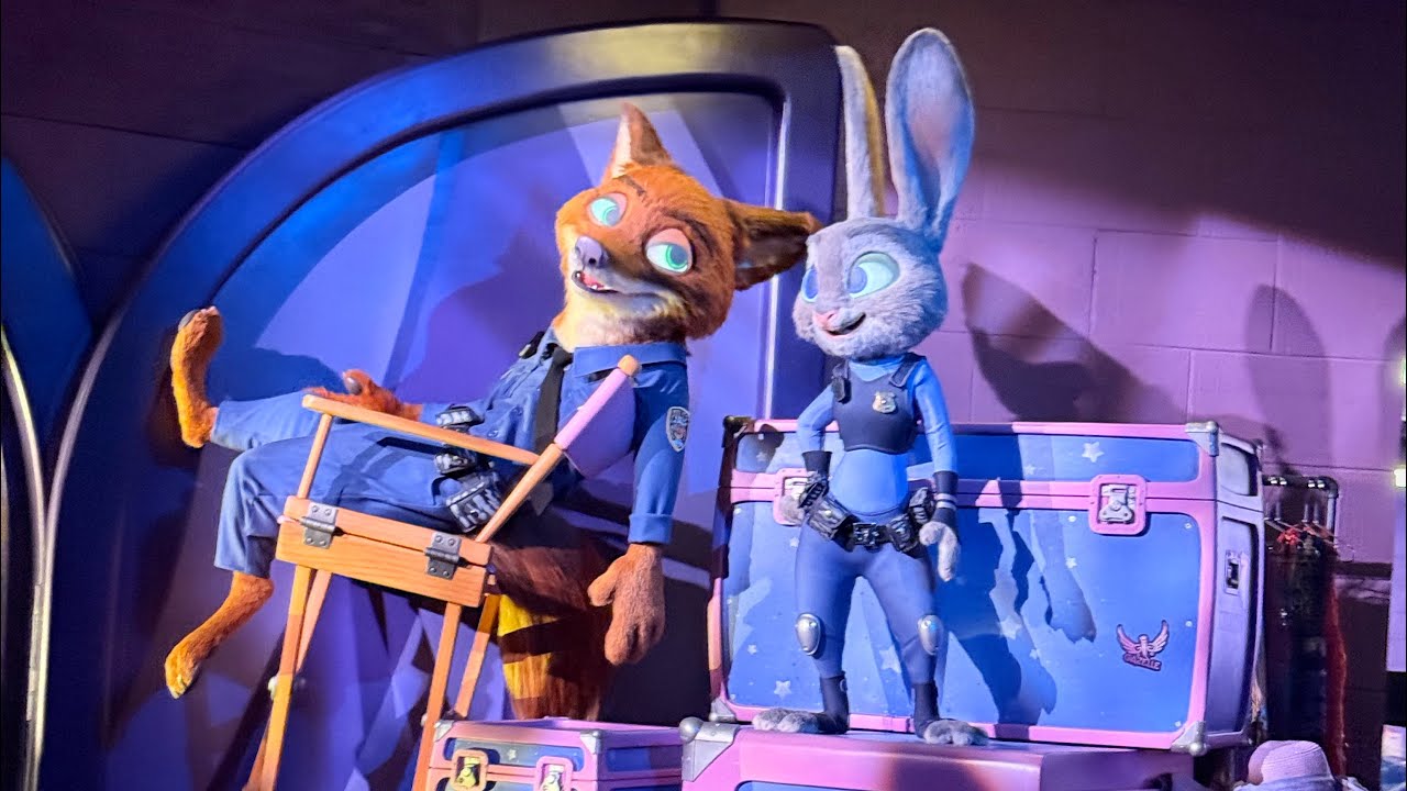 [4K] Zootopia “Hot Pursuit” full ride at Shanghai Disney Resort #shanghaidisneyland #zootopia