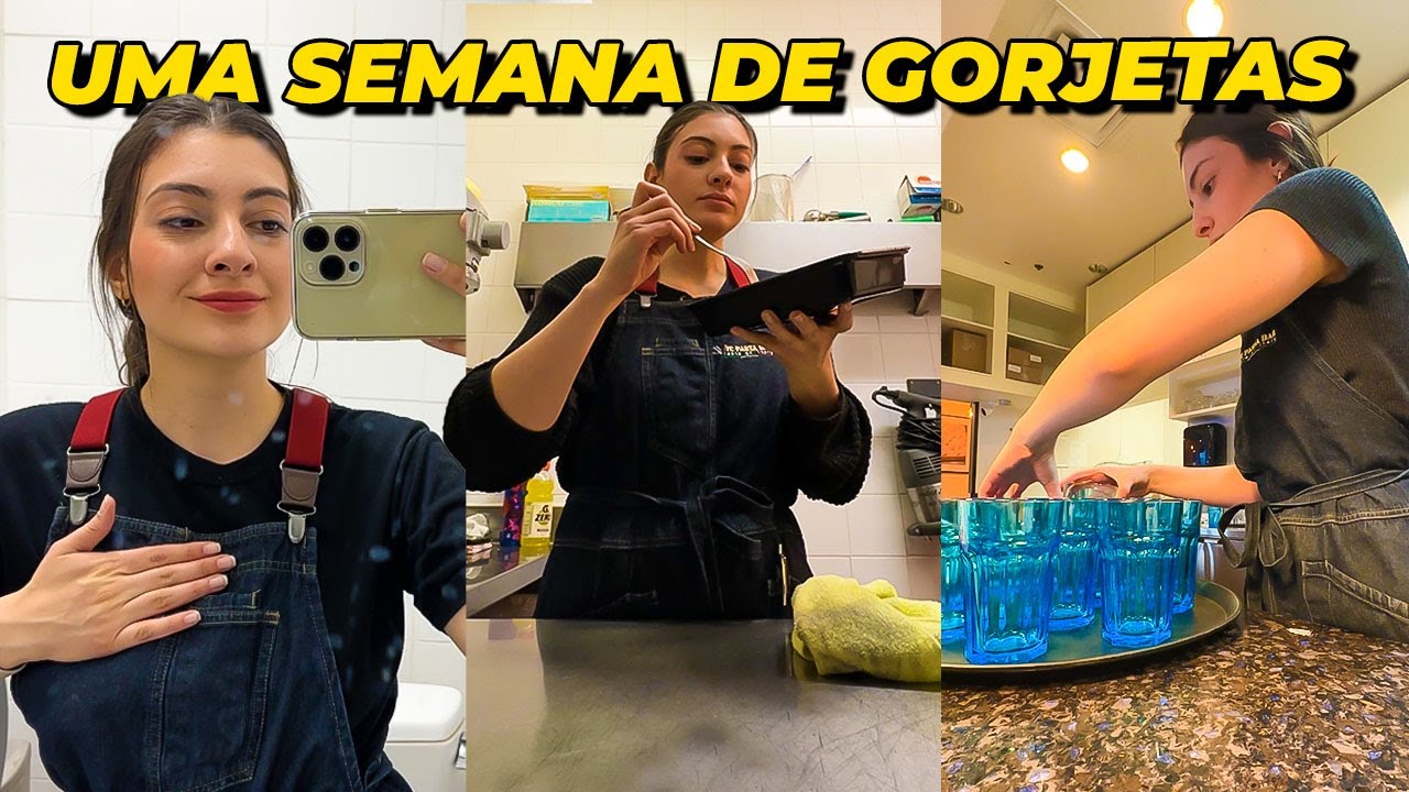 UMA SEMANA de GORJETAS - Vida  & trabalho no Canadá, vlog da semana!