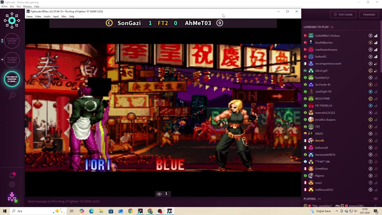 The King of Fighters 97 Fightcade Songazi