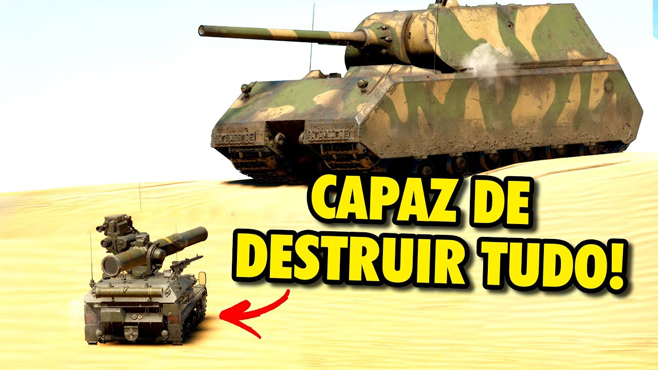 ESSE MINI TANQUE É CAPAZ DE DESTRUIR QUALQUER VEICULO DESTE JOGO! - Warthunder PT - BR