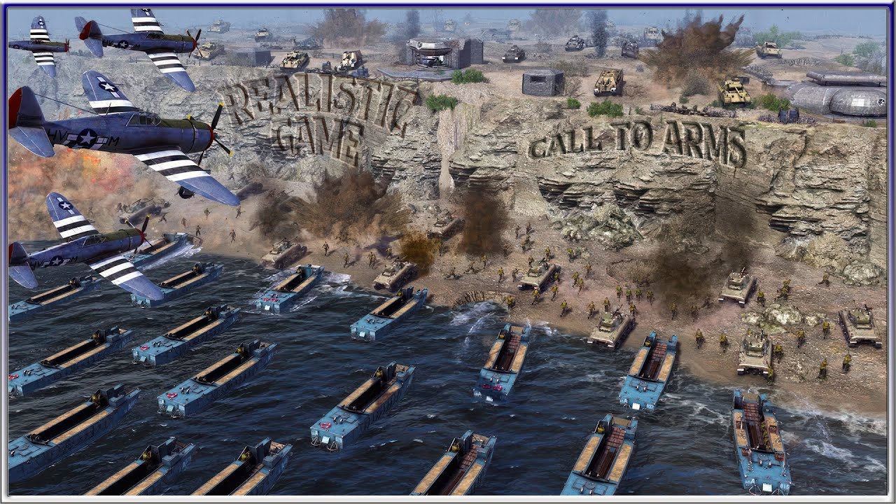 An Excellent Strategy Game: Call to Arms: Liberation | D-Day Playthrough Gameplay | PC | Part 1