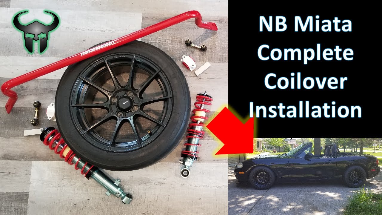 NB Miata Coilover Install - From OEM to Track Ready - Complete Coilover Replacement. QUICK VIDEO!