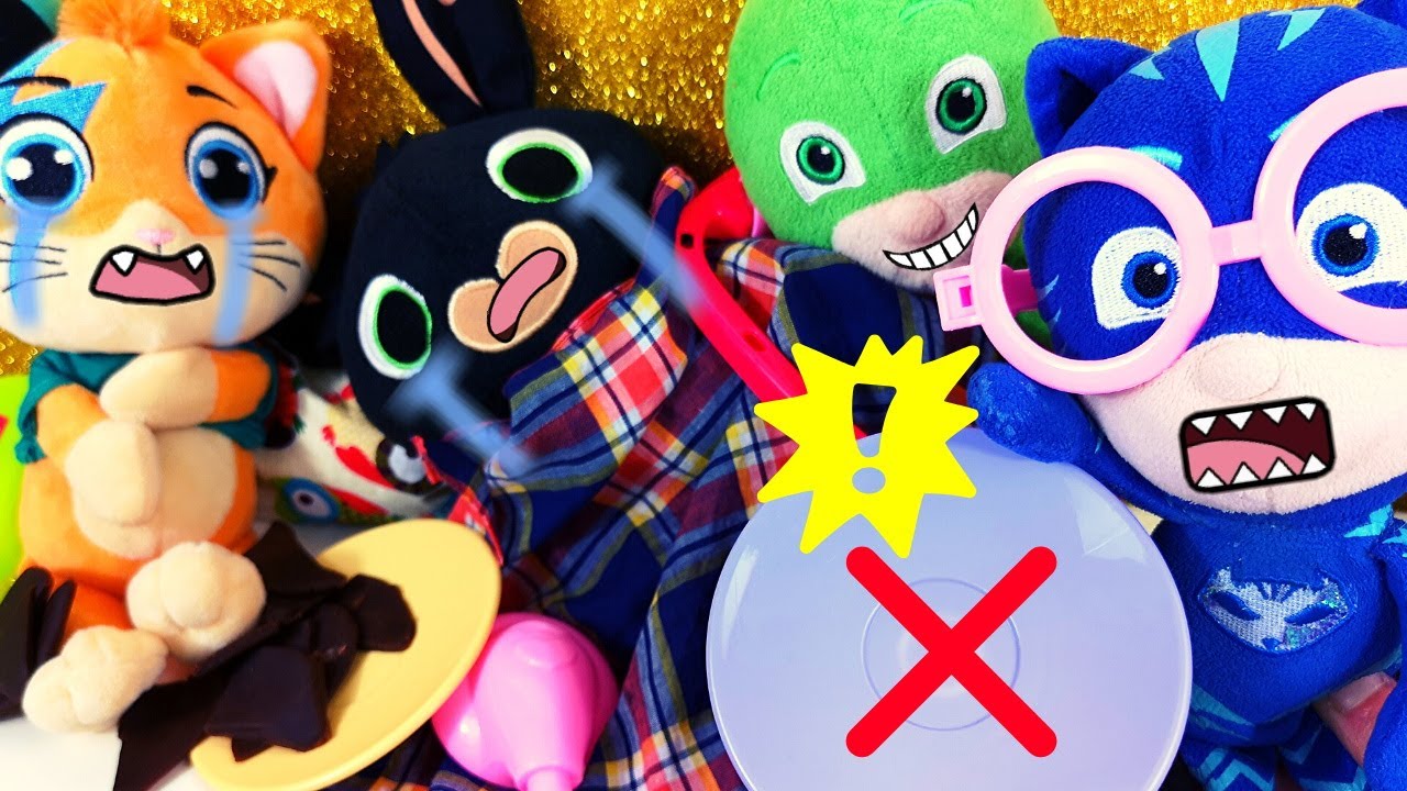Bing e Lampo mangiano troppa cioccolata dell'uovo di Pasqua! 🍫😸🐰 [Video per bambini]