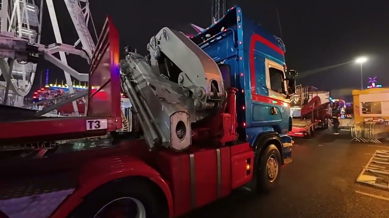 Nottingham Goose Fair 2024 | PULL DOWN | PULL OFF | TRANSPORT