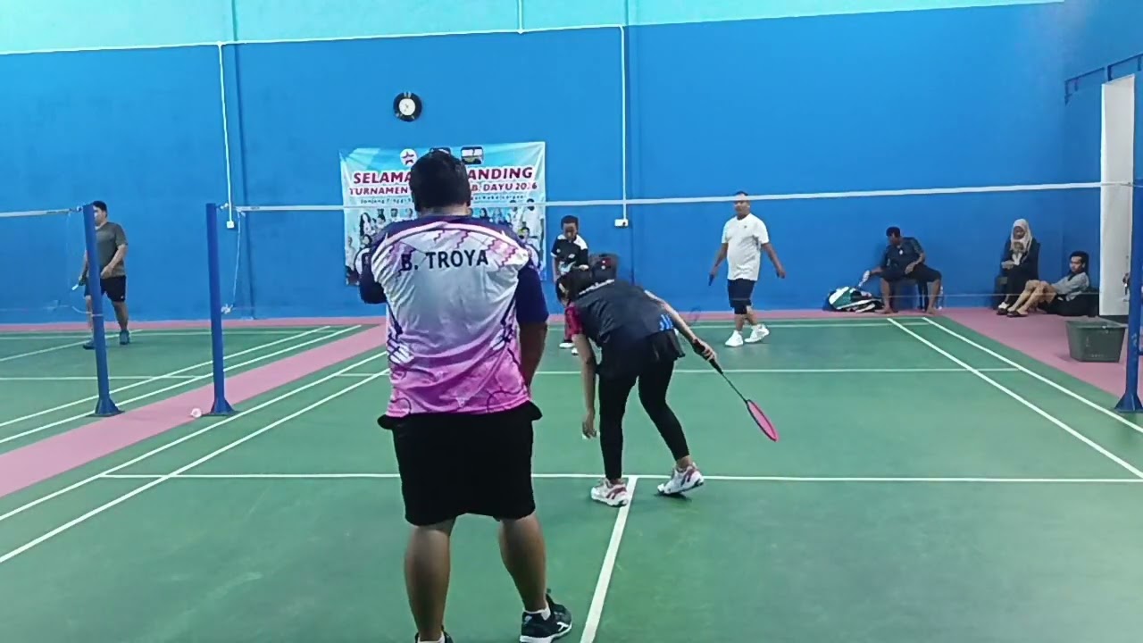 KENA GOYANG SLEBOR LANGSUNG KENA MENTAL TURNAL PB. DAYU (DAHLIA / BUDI vs AUREL / BILI)