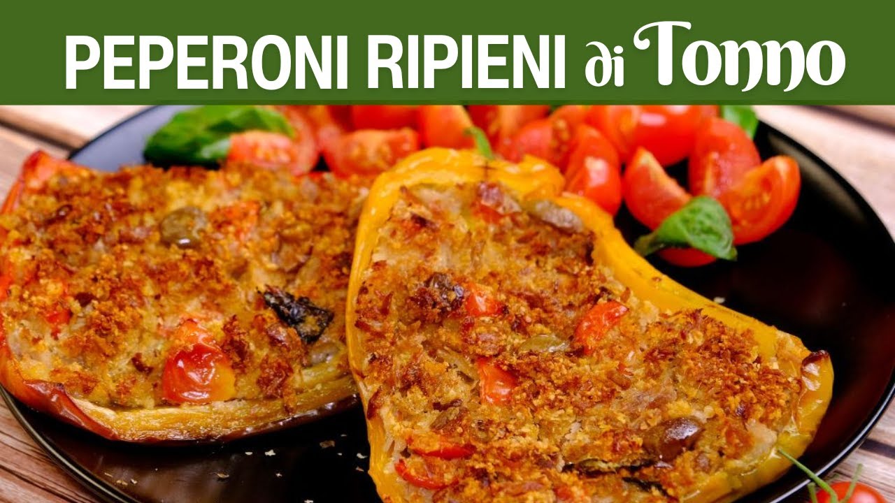 PEPERONI RIPIENI DI TONNO a Ricetta Facile di Buon'Idea