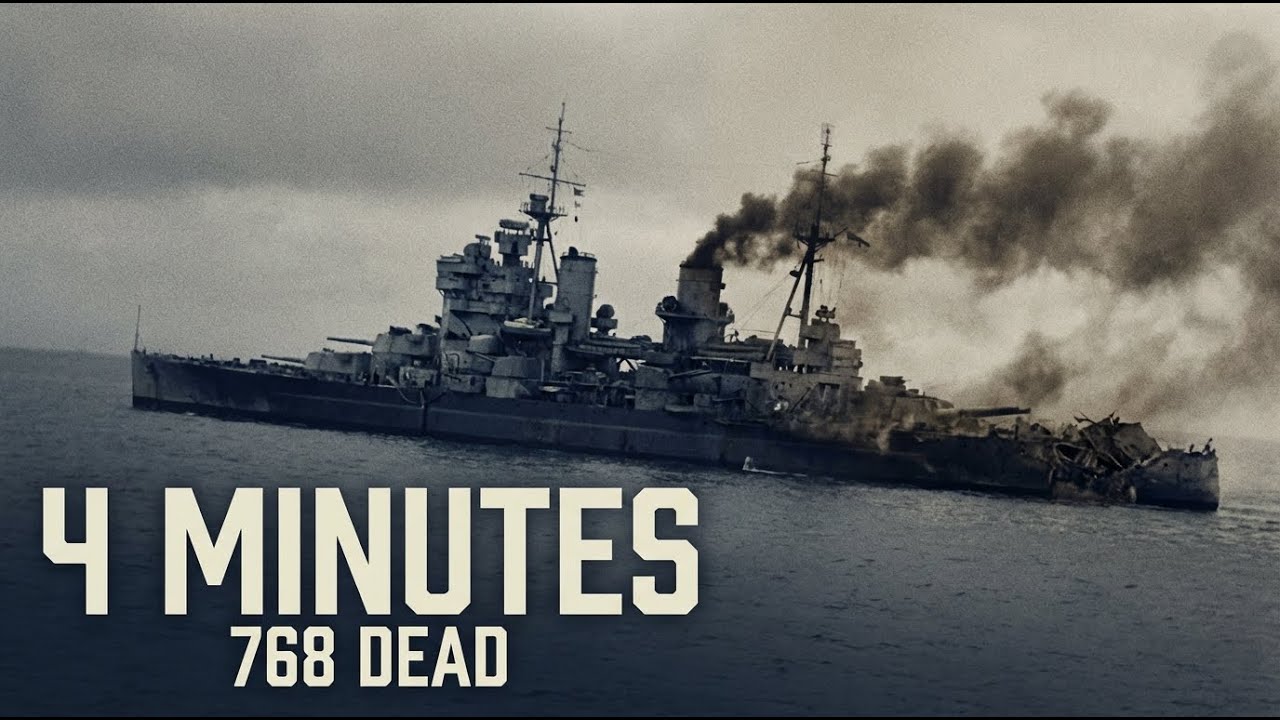 12:13 PM — The Moment Battleship Mutsu Exploded, Killing 768 Men