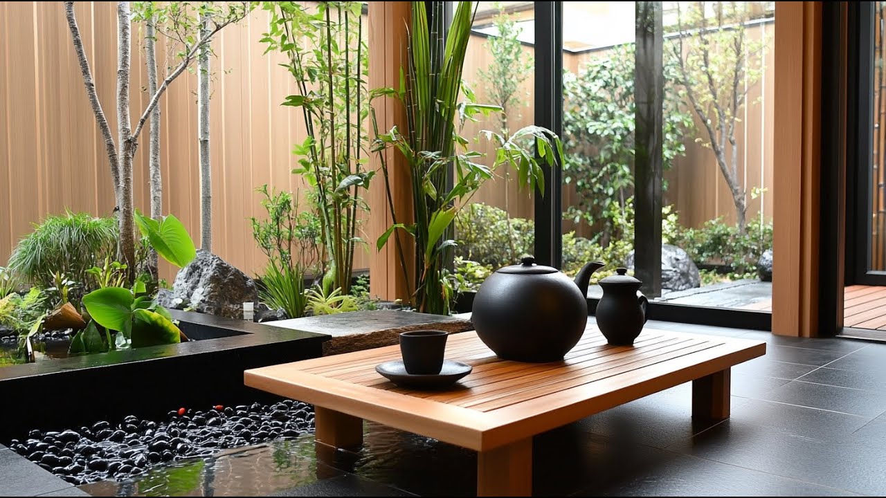 Black Meets Japandi: The Most Tranquil Garden Home of 2025 | Japanese Garden