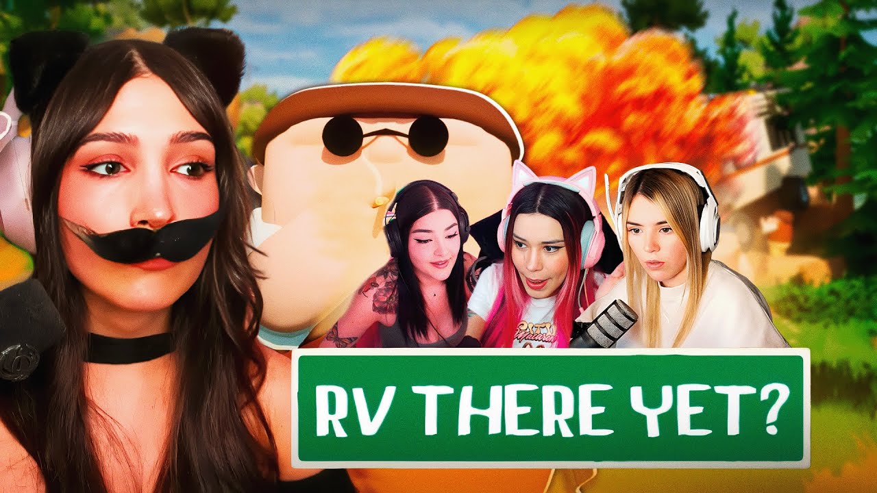 QUE ES ESTE JUEGO?! 😰🤣 | NEZUMI juega RV THERE YET? con RIVERS, MOLLY y CAPRI