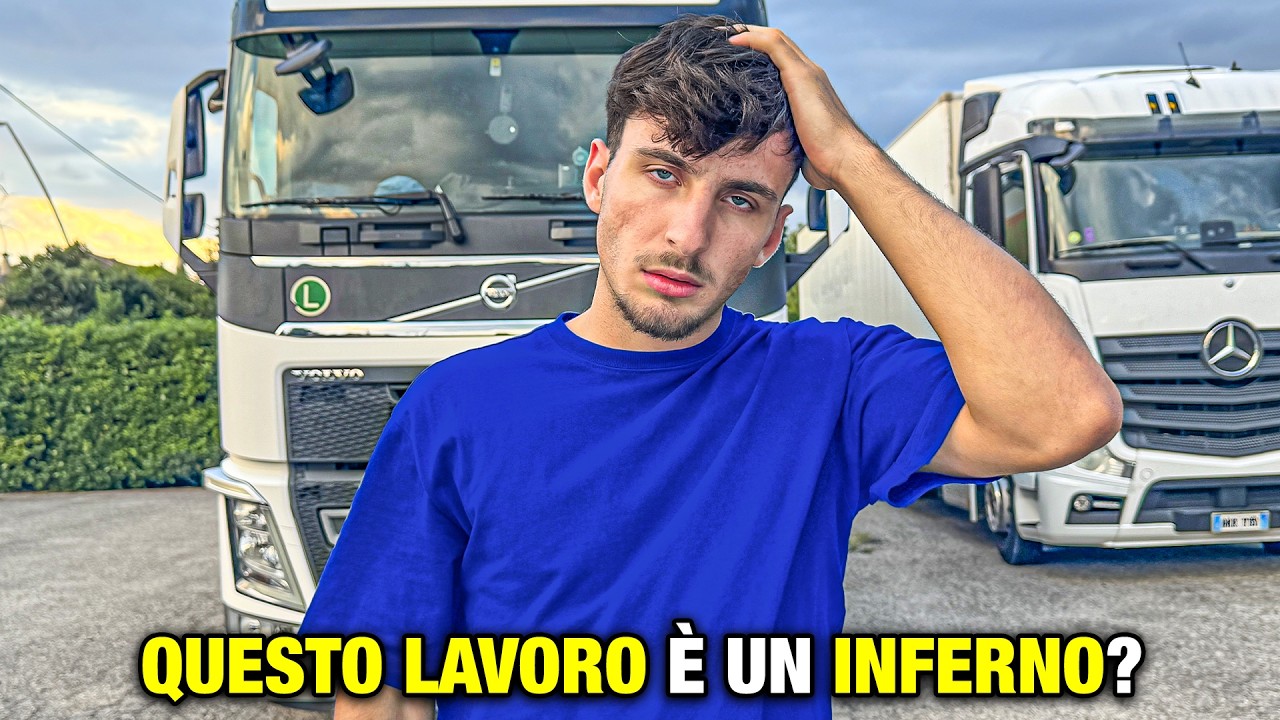 Questa è la dura VITA di un CAMIONISTA in Italia