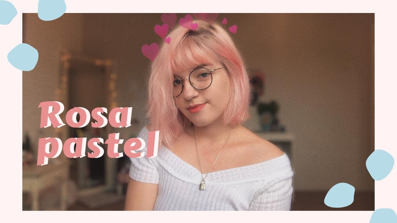 cabelo rosa pastel (com hard color) | gabriele cândido