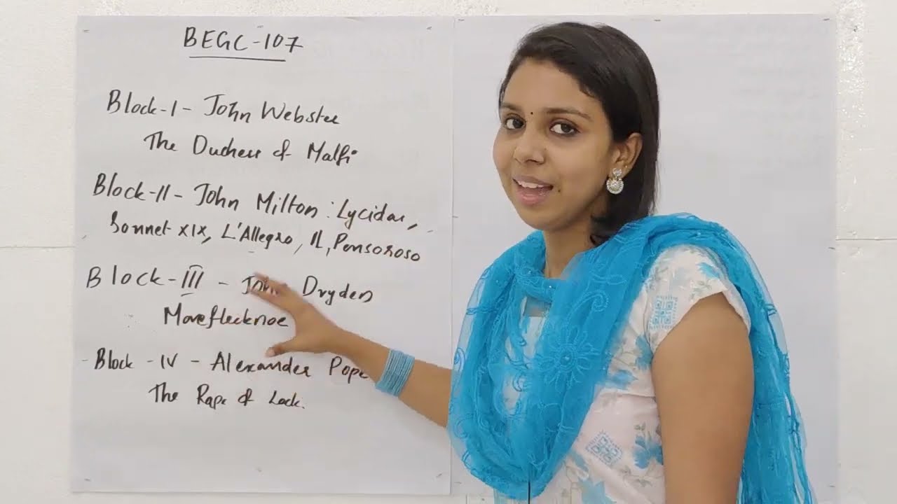 BEGC 107 | BRITISH POETRY AND DRAMA | IGNOU PREVIOUS YEAR QUESTION PAPER | IGNOU EXAM TIPS