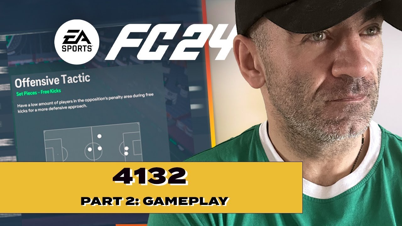 Another unexpected tactics for EA FC. 4132 formation PART 2. Gameplay.