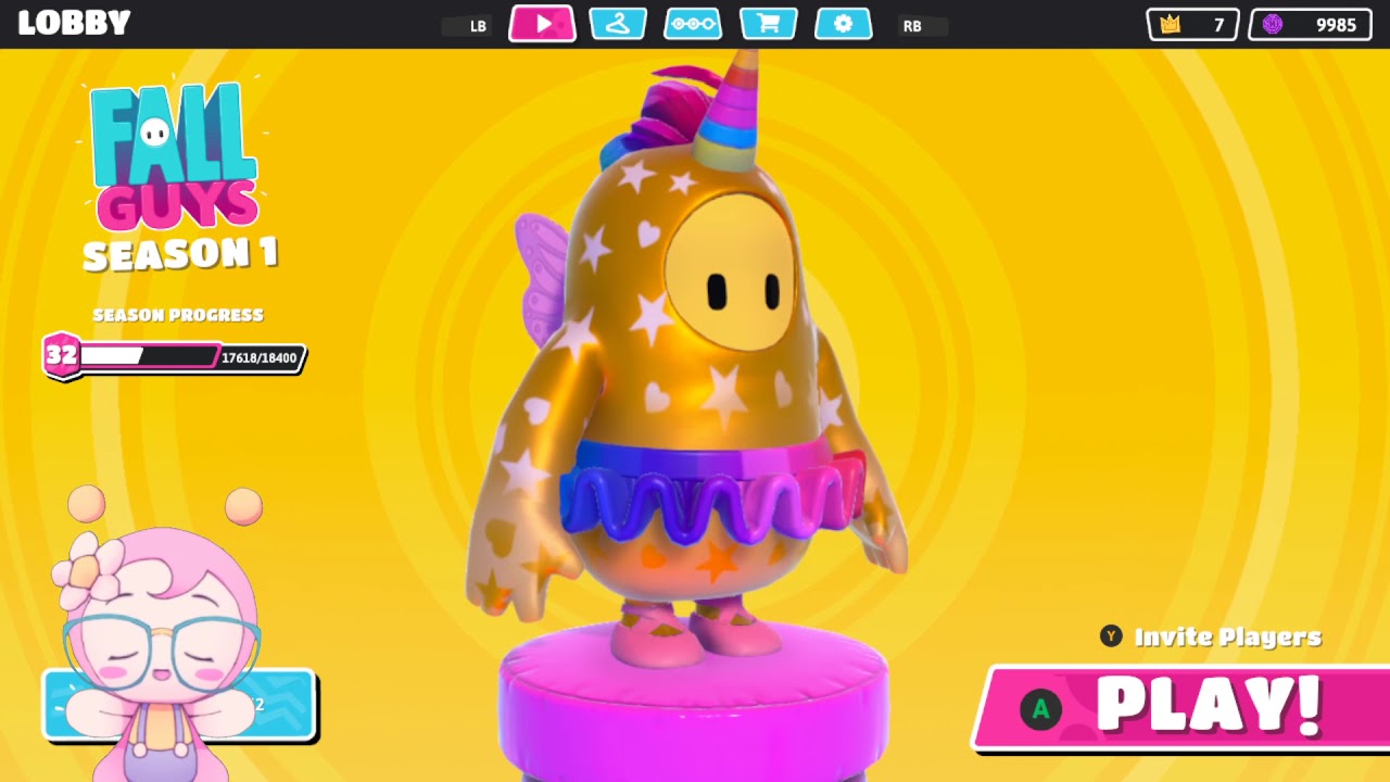 Leahbee Streams Fall Guys  ·  August 16, 2020  ·  falling man