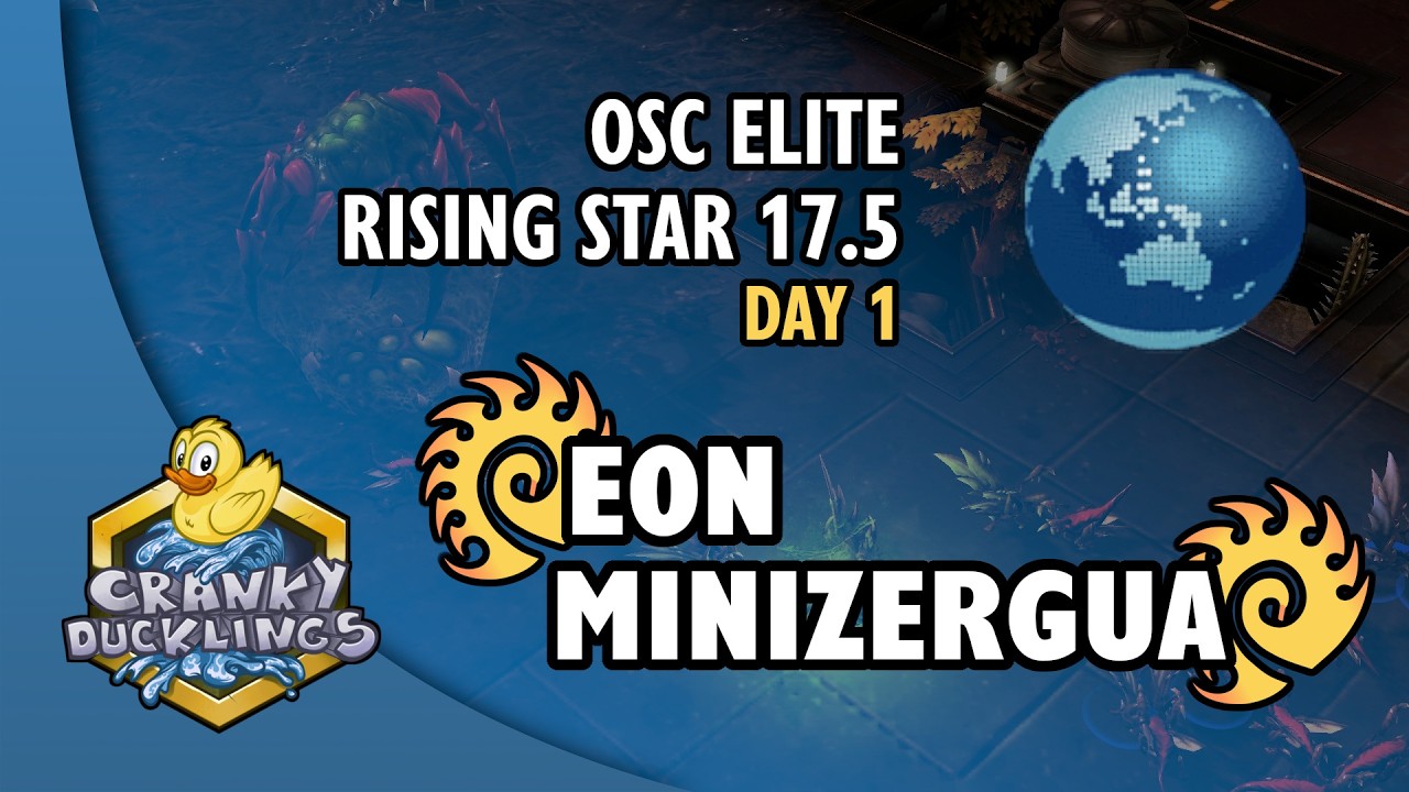 EON vs MiniZergUA - ZvZ | OSC Elite Rising Star #17.5 - Day 1 | StarCraft 2 Tournament