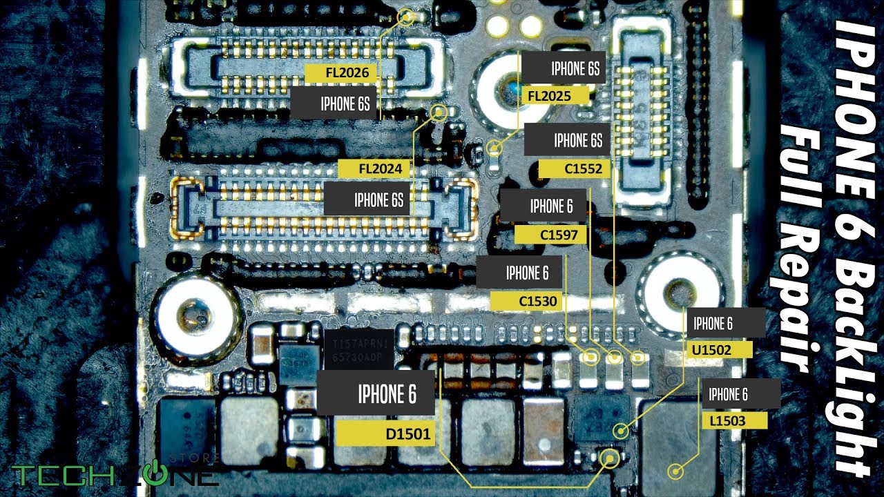 iPhone 6 Backlight Full Repair Replacement IC Coil Diode & Filters