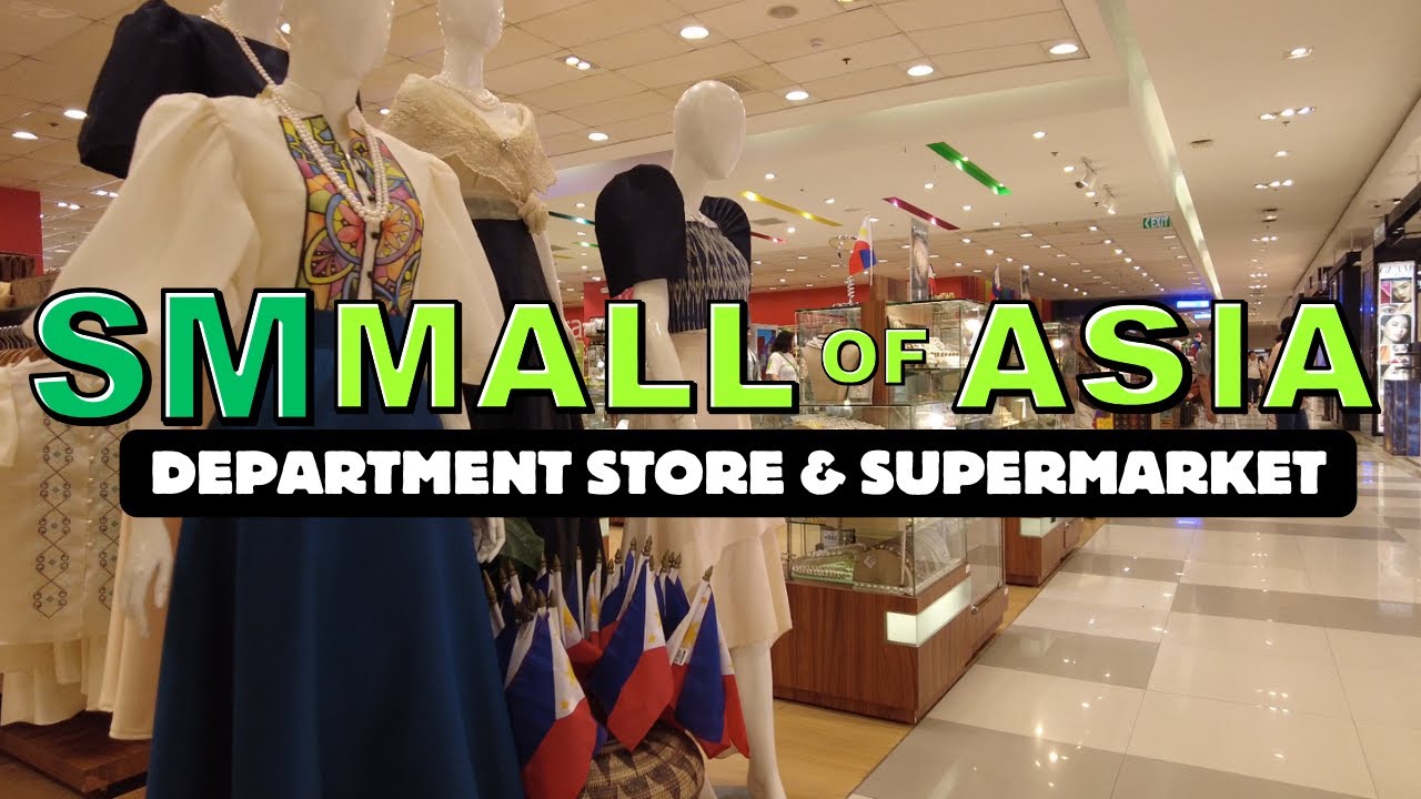 [4K] SM MALL OF ASIA (MOA) - DEPARTMENT STORE & HYPERMARKET 2024 TOUR