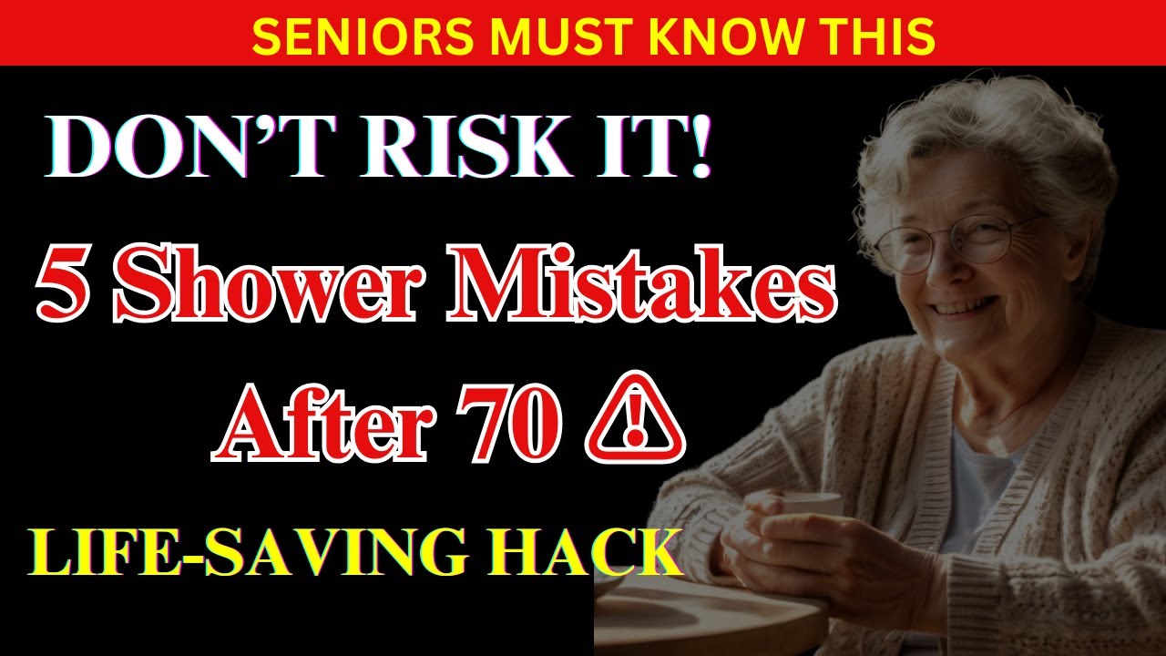 Avoid Deadly Shower Mistakes After 70! Doctor-Approved Safety Tips for Seniors #seniorhealth
